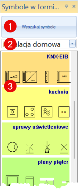 Panel symboli